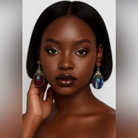 Jewelry - Colorful Bohemian Drop Earrings